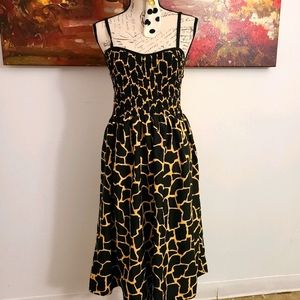 SOLD Printed Stretchy Spring/Summer/Vacation Dress